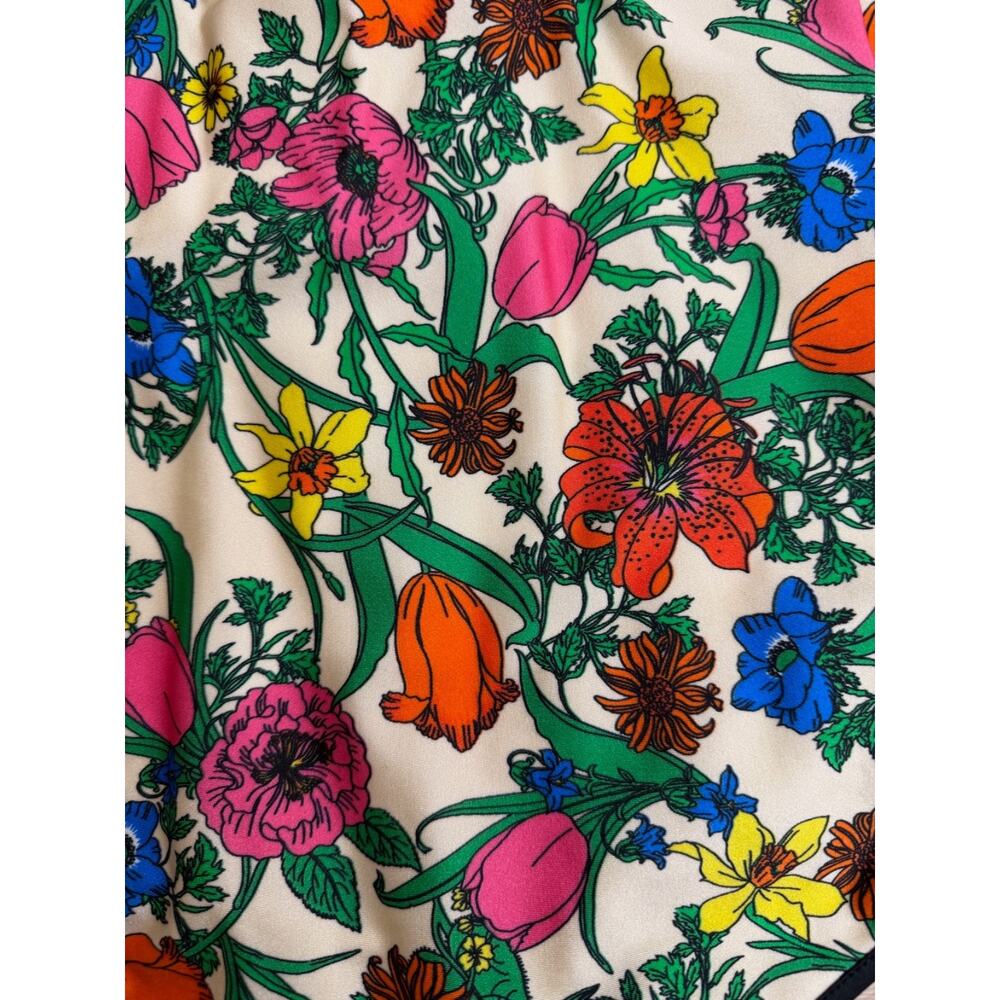 Gucci Floral Print Logo Green Criss Cross One Piece Swimsuit Bathingsuit S Small - Picture 9 of 14